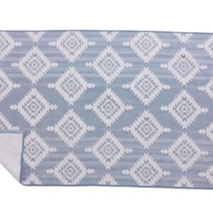 Pendleton Blue and White Geometric Bath Towel